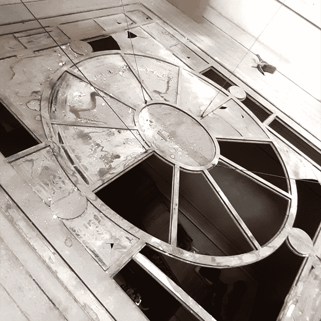 Atelier de restauration de vitrail